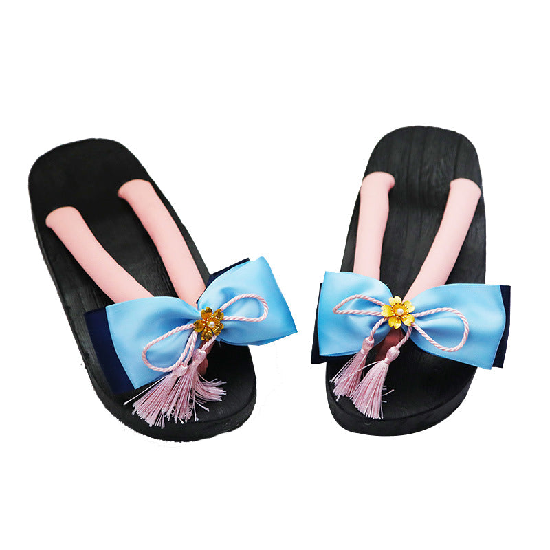 Genshin Impact Costume Kamisato Ayaka Whole Set Costume With Wigs and Clogs Halloween Party Cosplay Outfit