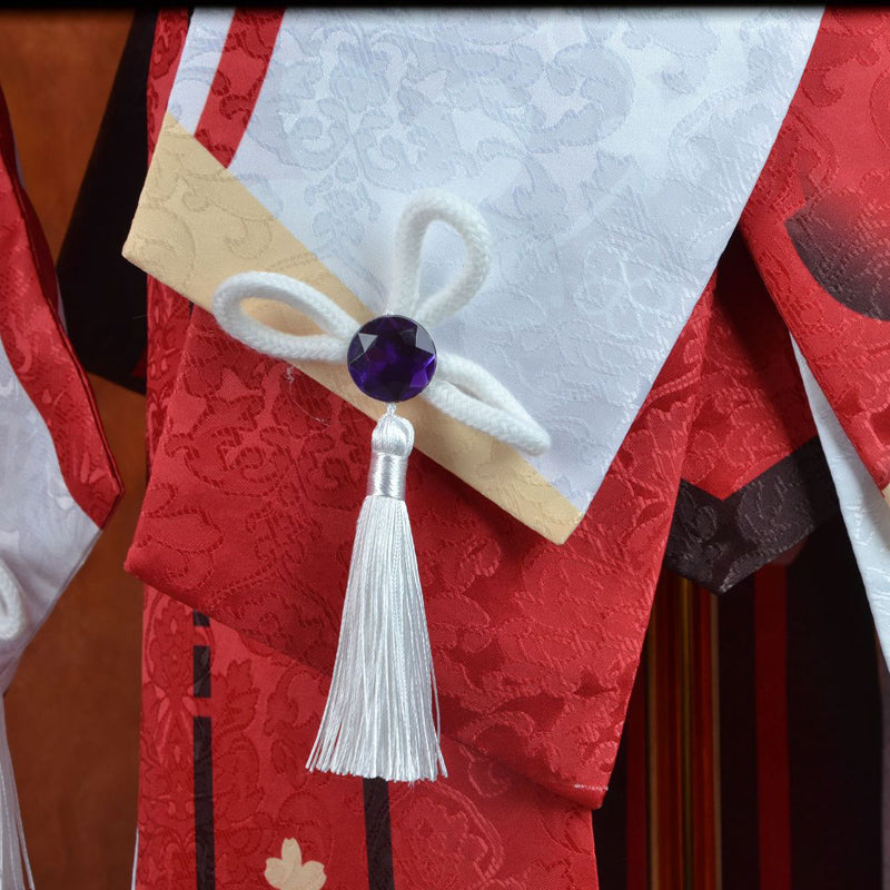 Genshin Impact Costume Yae Miko Cosplay Costume Dress Full Set With Headwear Halloween Costume