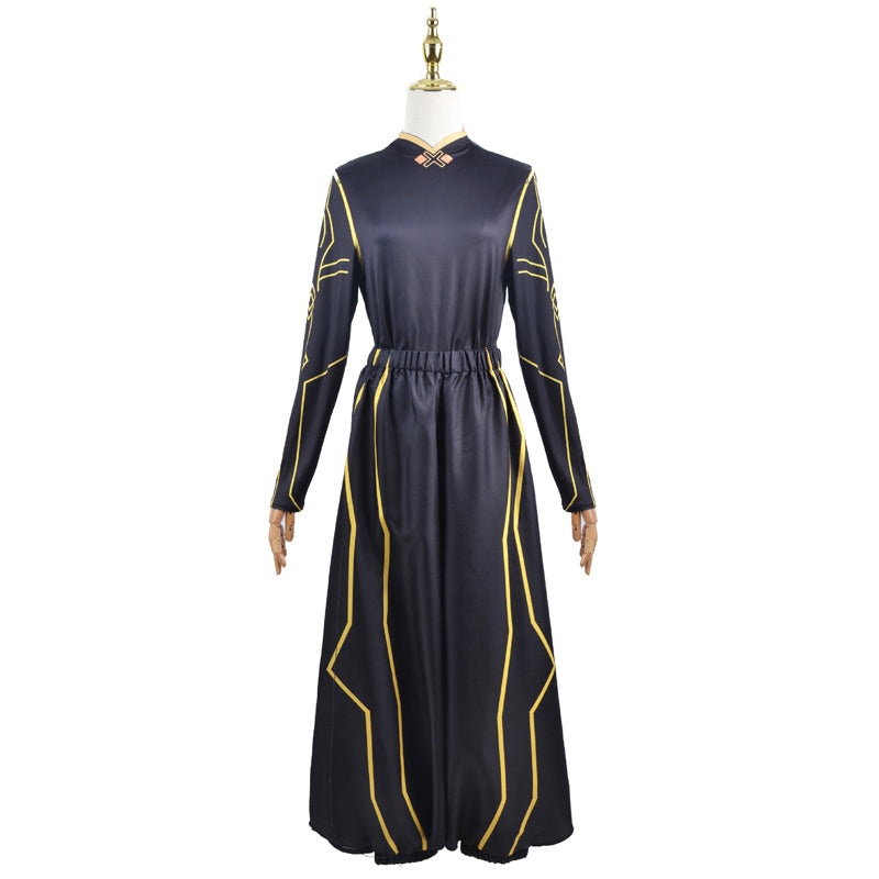 Genshin Impact Costume Zhongli Morax Gods Costume Hooded Cloak Cosplay Costume