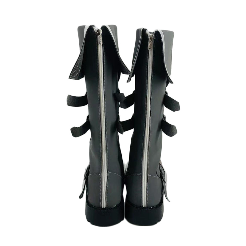 Genshin Impact Diluc Skin Costume Red Dead of Night Costume Shoes Boots Cosplay Accessories
