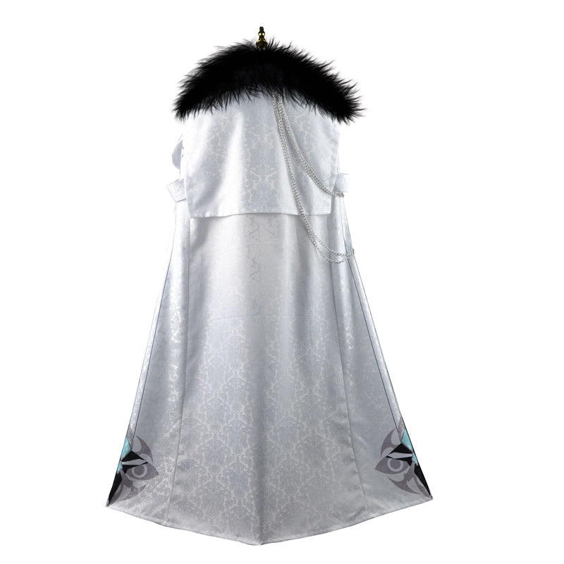 Genshin Impact Fatui Eleven Fatui Harbingers Costume Cloak Halloween Party Costume