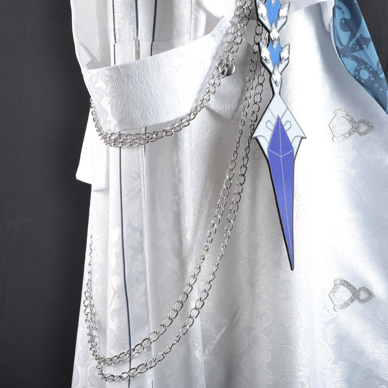 Genshin Impact Fatui Eleven Fatui Harbingers Costume Cloak Halloween Party Costume