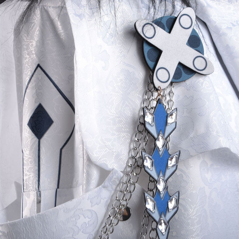 Genshin Impact Fatui Eleven Fatui Harbingers Costume Cloak Halloween Party Costume