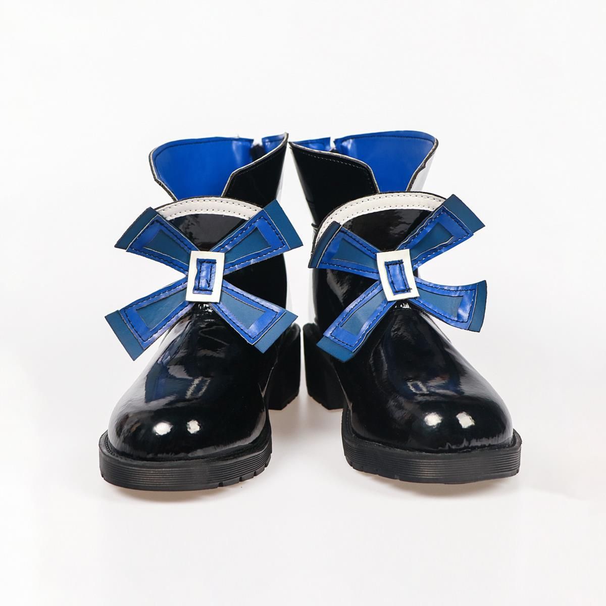 Genshin Impact Furina de Fontaine Cosplay Shoes Halloween Costume PU Leather Shoes