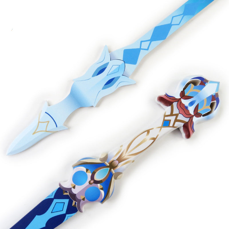 Genshin Impact Furina de Fontaine Cosplay Weapon Sword Props Splendor of Tranquil Waters Wood Sword