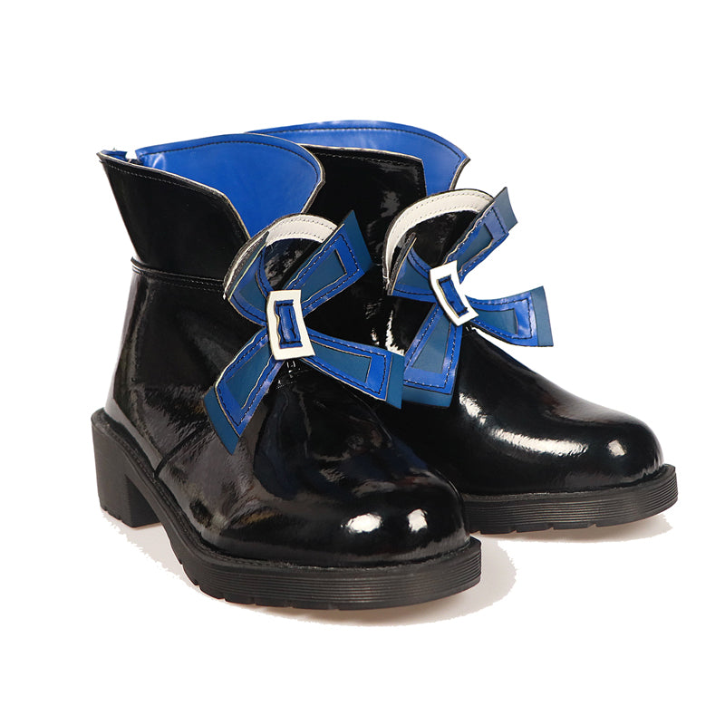 Genshin Impact God of Justice Focalors Cosplay Boots Halloween Costume Shoes