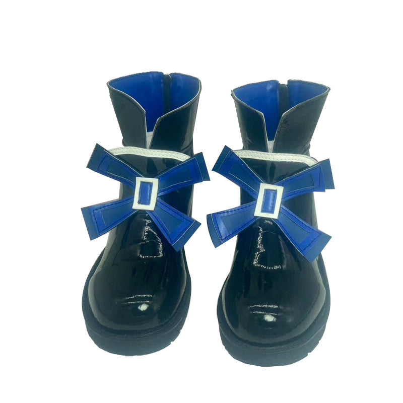 Genshin Impact God of Justice Focalors Cosplay Boots Halloween Costume Shoes