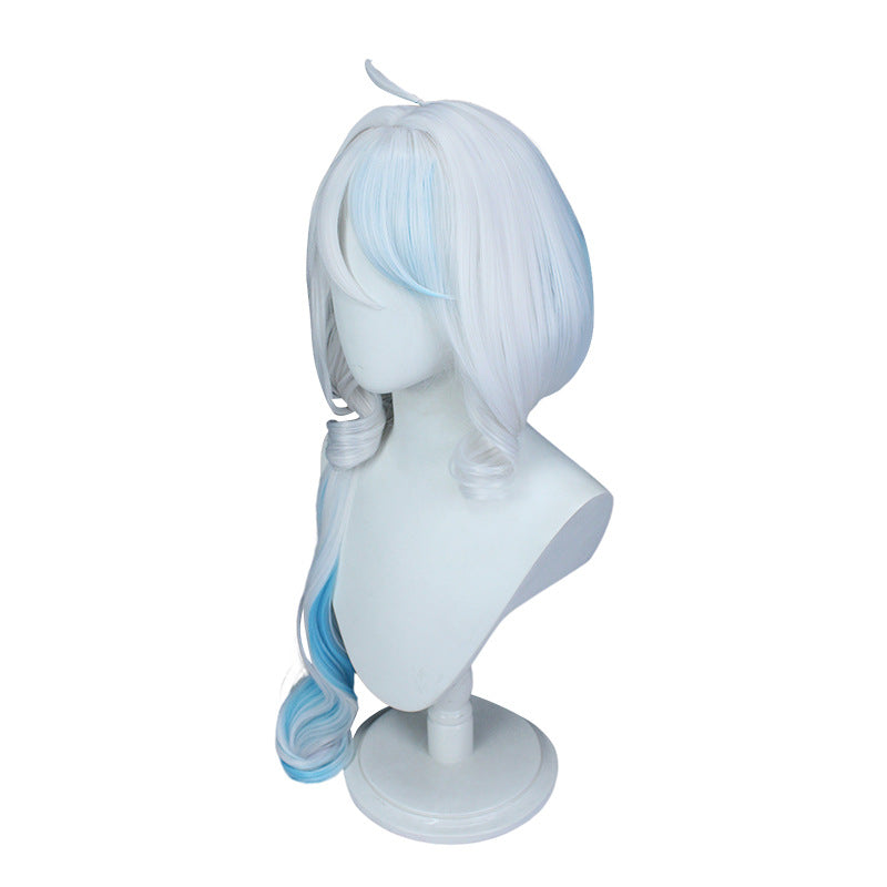 Genshin Impact God of Justice Focalors Cosplay Wigs Halloween Costume Accessories