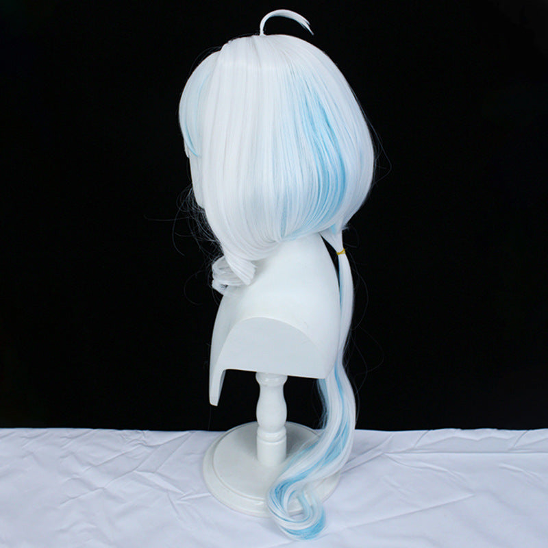 Genshin Impact God of Justice Focalors Cosplay Wigs Halloween Costume Accessories