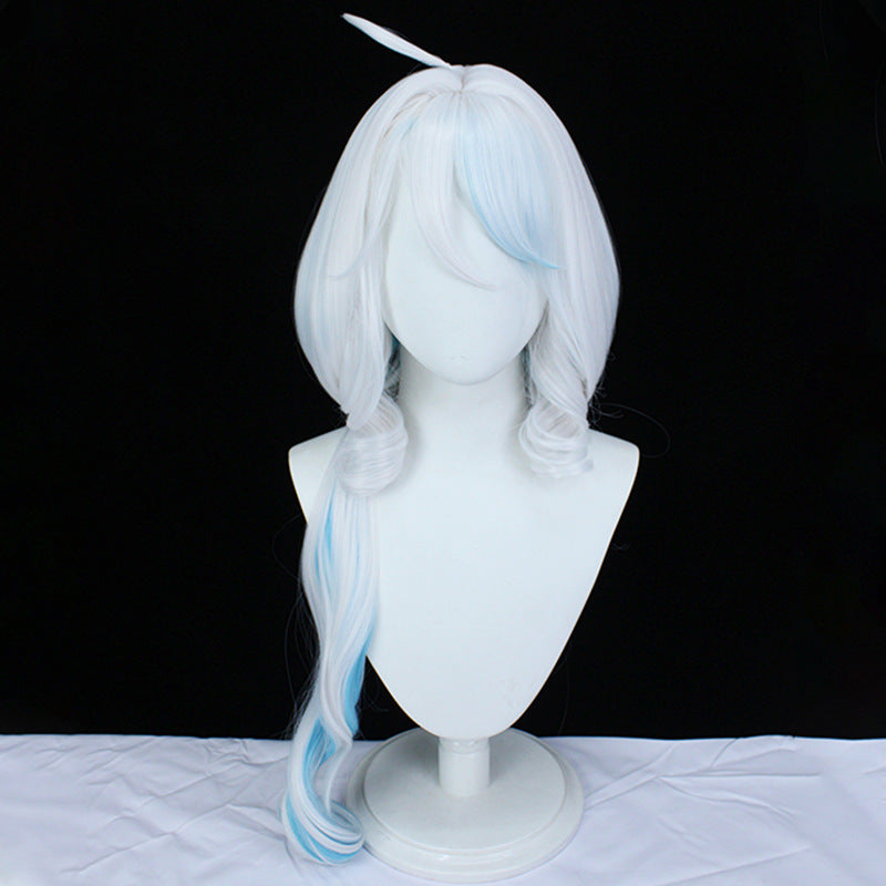 Genshin Impact God of Justice Focalors Cosplay Wigs Halloween Costume Accessories