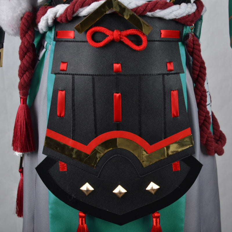 Genshin Impact Gorou Full Set Cosplay Costume+Wigs+Boots+Tail Halloween Costume Outfit Set
