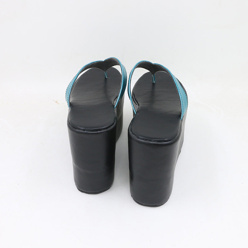 Genshin Impact Gorou Miss Hina Cosplay Shoes Clogs Female Cosplay Shoes