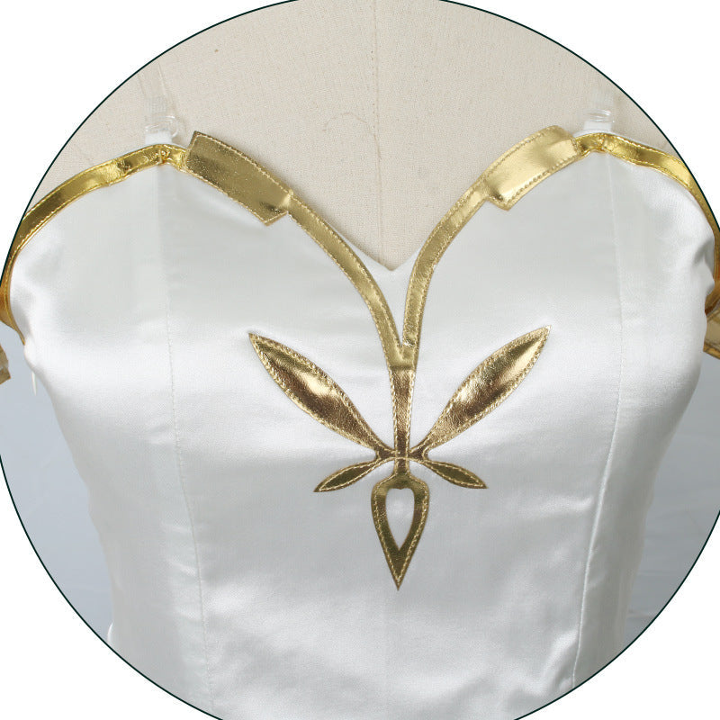 Genshin Impact Greater Lord Rukkhadevata Cosplay Costume Dress Halloween Costume