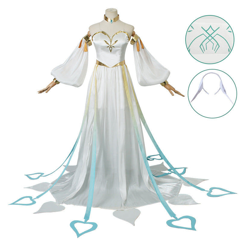 Genshin Impact Greater Lord Rukkhadevata Cosplay Costume Dress Halloween Costume