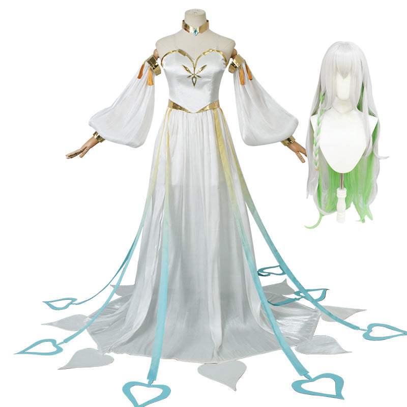 Genshin Impact Greater Lord Rukkhadevata Cosplay Costume With Wigs Full Set Halloween Costume