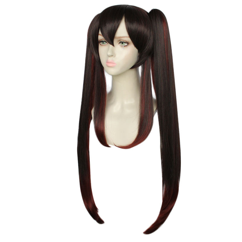 Genshin Impact Hu Tao Cosplay Wigs Halloween Carnival Party Cosplay Props