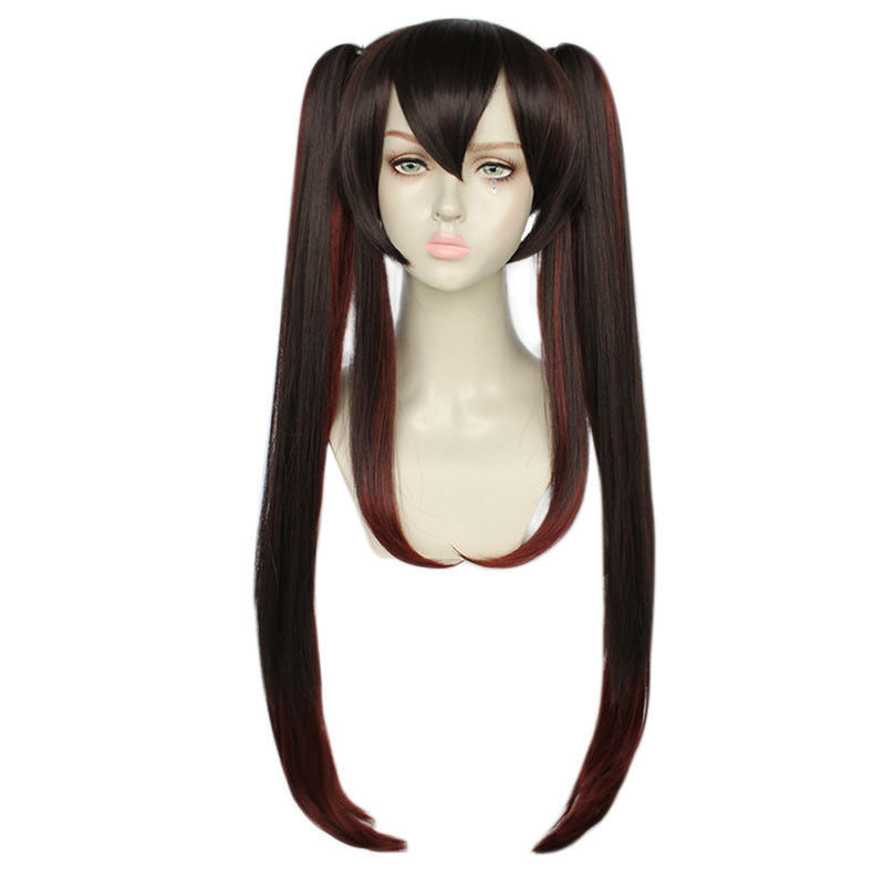 Genshin Impact Hu Tao Cosplay Wigs Halloween Carnival Party Cosplay Props