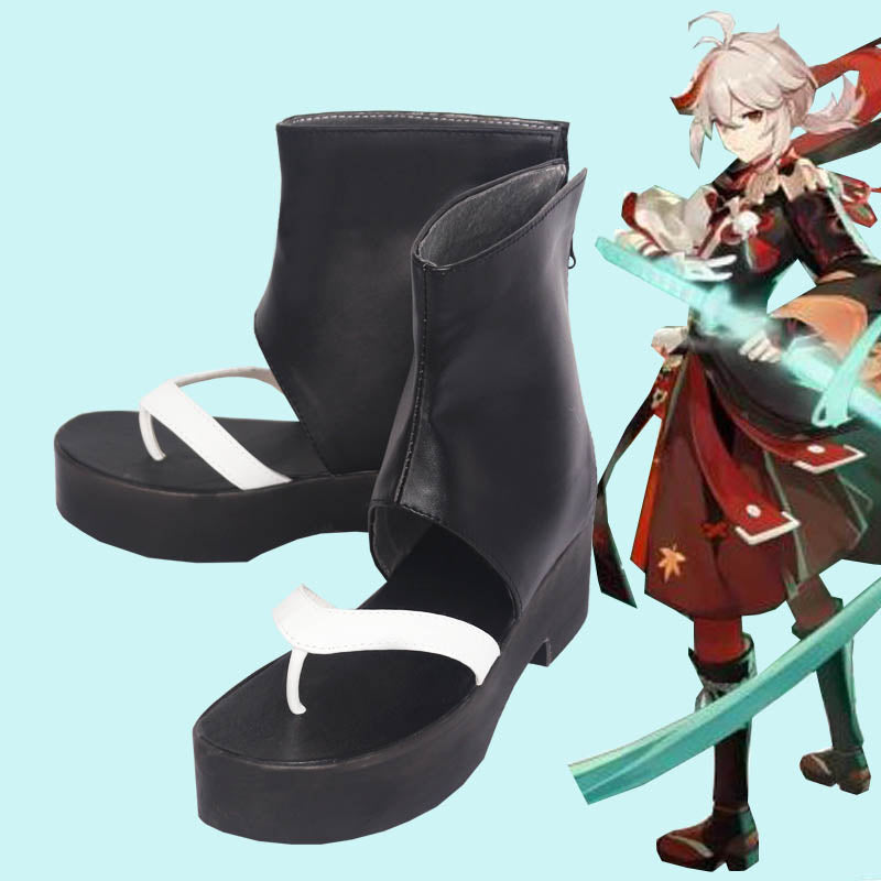 Genshin Impact Kaedehara Kazuha Cosplay Boots Shoes