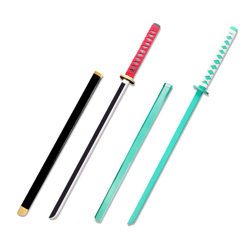 Genshin Impact Kaedehara Kazuha Cosplay Weapon Wooden Sword Props