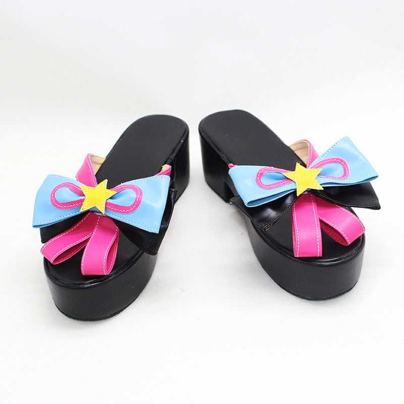 Genshin Impact Kamisato Ayaka Cosplay Shoes Halloween Carnival Cosplay Clogs