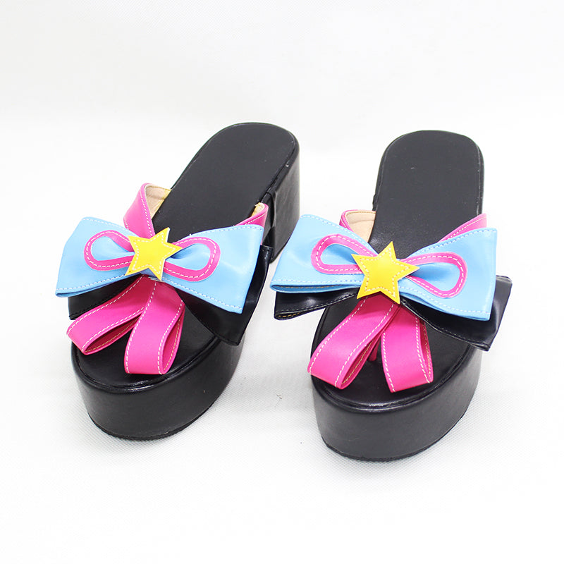 Genshin Impact Kamisato Ayaka Cosplay Shoes Halloween Carnival Cosplay Clogs