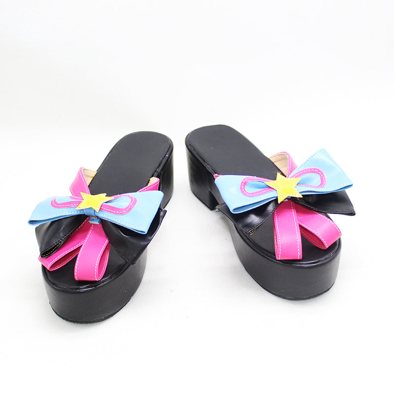 Genshin Impact Kamisato Ayaka Cosplay Shoes Halloween Carnival Cosplay Clogs