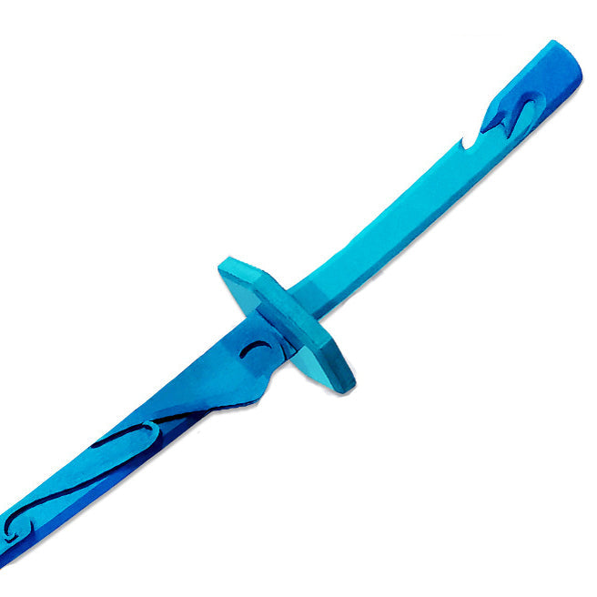 Genshin Impact Kamisato Ayato Cosplay Props Haran Geppaku Futsu Cosplay Wooden Sword For Halloween Carnival