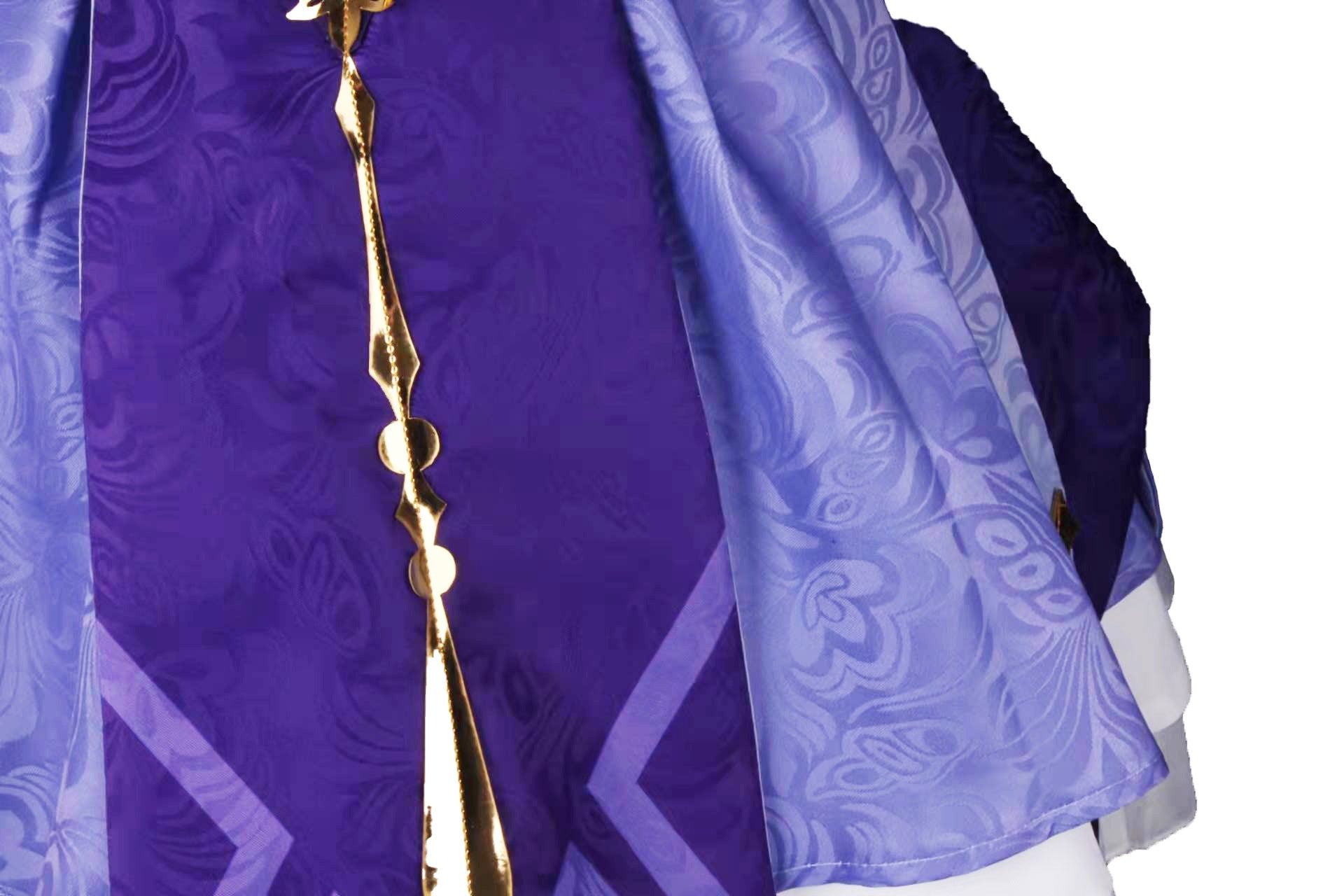 Genshin Impact Keqing Costume Dress Halloween Cosplay Costume Outfit