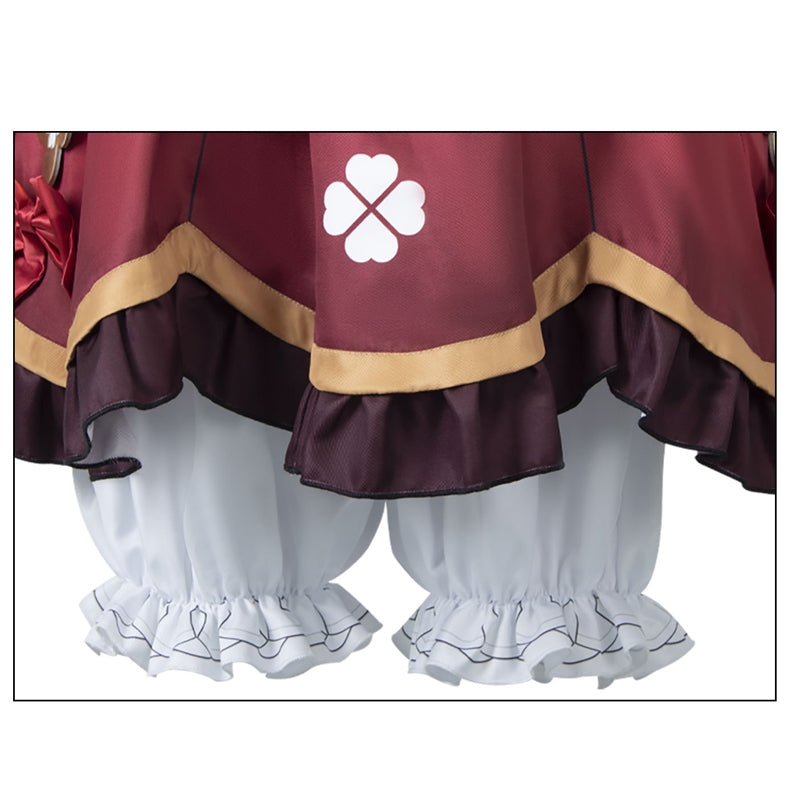Genshin Impact Klee Kids Costume New Skin Blossoming Starlight Child Girls Costume Halloween Witch Klee Cosplay Outfit