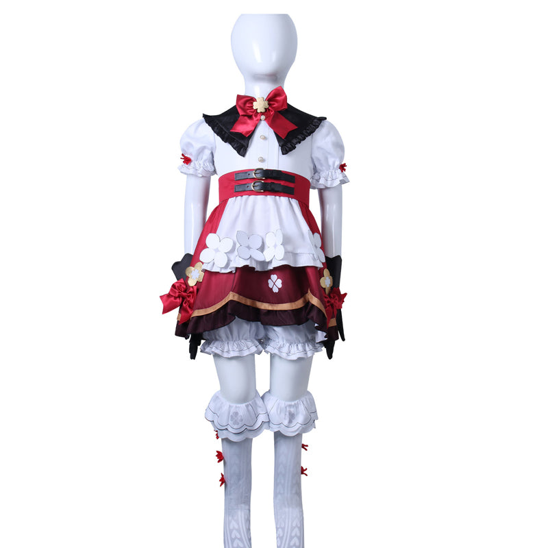 Genshin Impact Klee Kids Costume New Skin Blossoming Starlight Child Girls Costume Halloween Witch Klee Cosplay Outfit