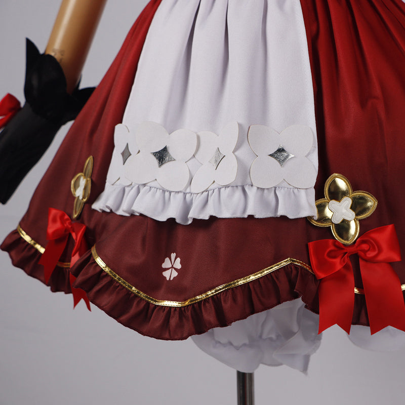 Genshin Impact Klee New Skin Blossoming Starlight Cosplay Costume Outfit Halloween Witch Cosplay Outfit
