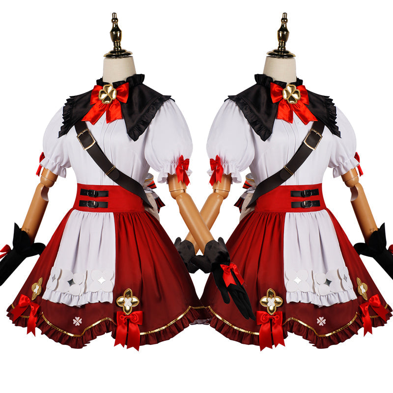 Genshin Impact Klee New Skin Blossoming Starlight Cosplay Costume Outfit Halloween Witch Cosplay Outfit