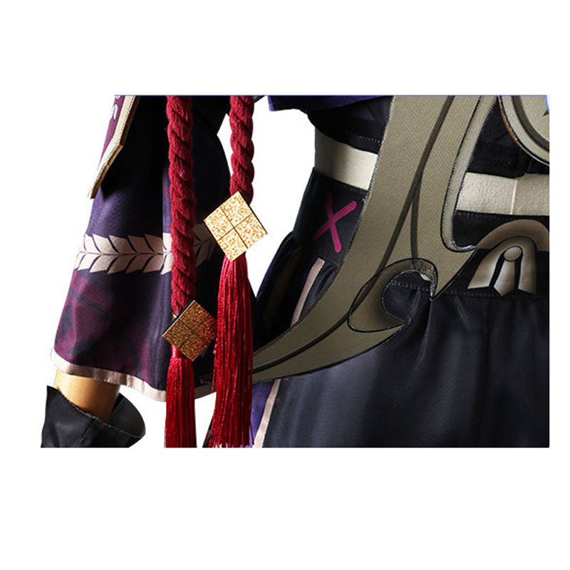 Genshin Impact Kuki Shinobu Cosplay Costume Halloween Cosplay Outfit Set
