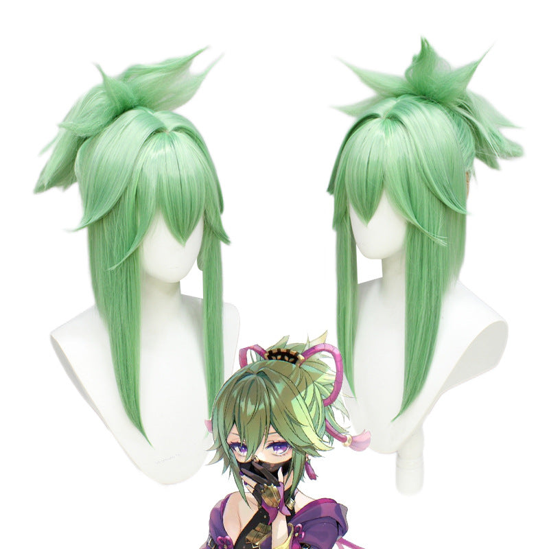 Genshin Impact Kuki Shinobu Cosplay Costume Halloween Cosplay Outfit Set