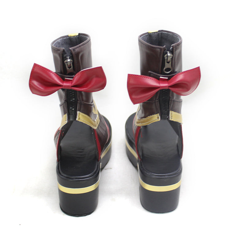 Genshin Impact Kuki Shinobu Costume Shoes Halloween Cosplay Customized Boots