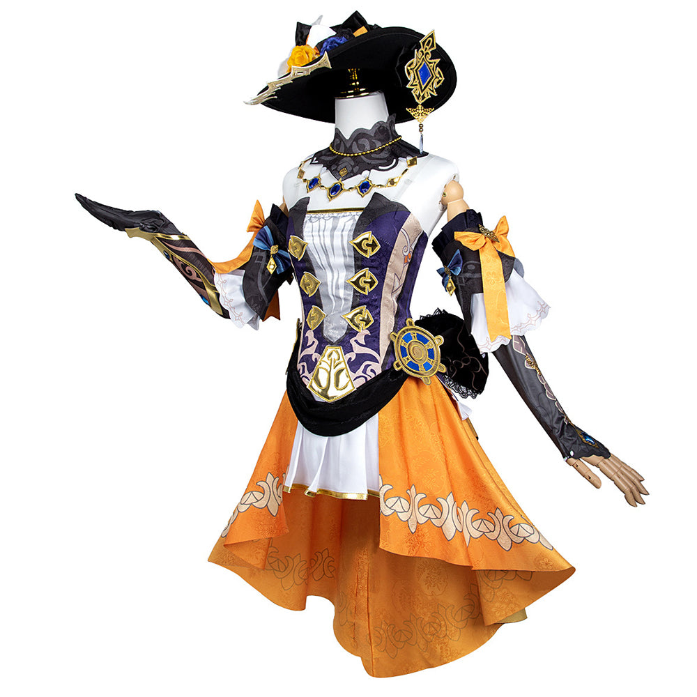 Genshin Impact Navia Caspar Costume Women Girls Halloween Carnival Cosplay Outfit