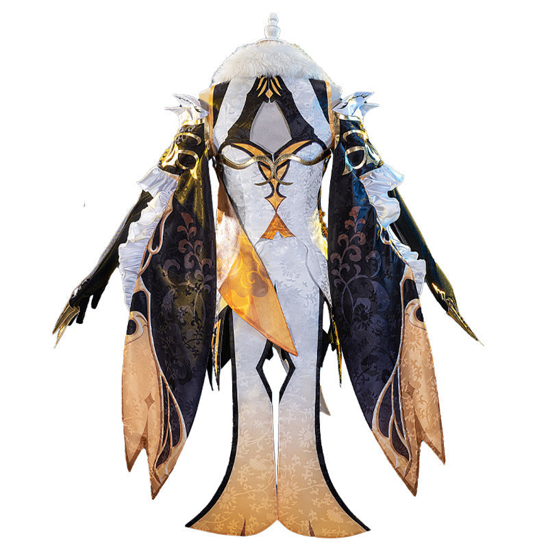 Genshin Impact Liyue Qixing Ningguang Cosplay Costume Halloween Cosplay Dress