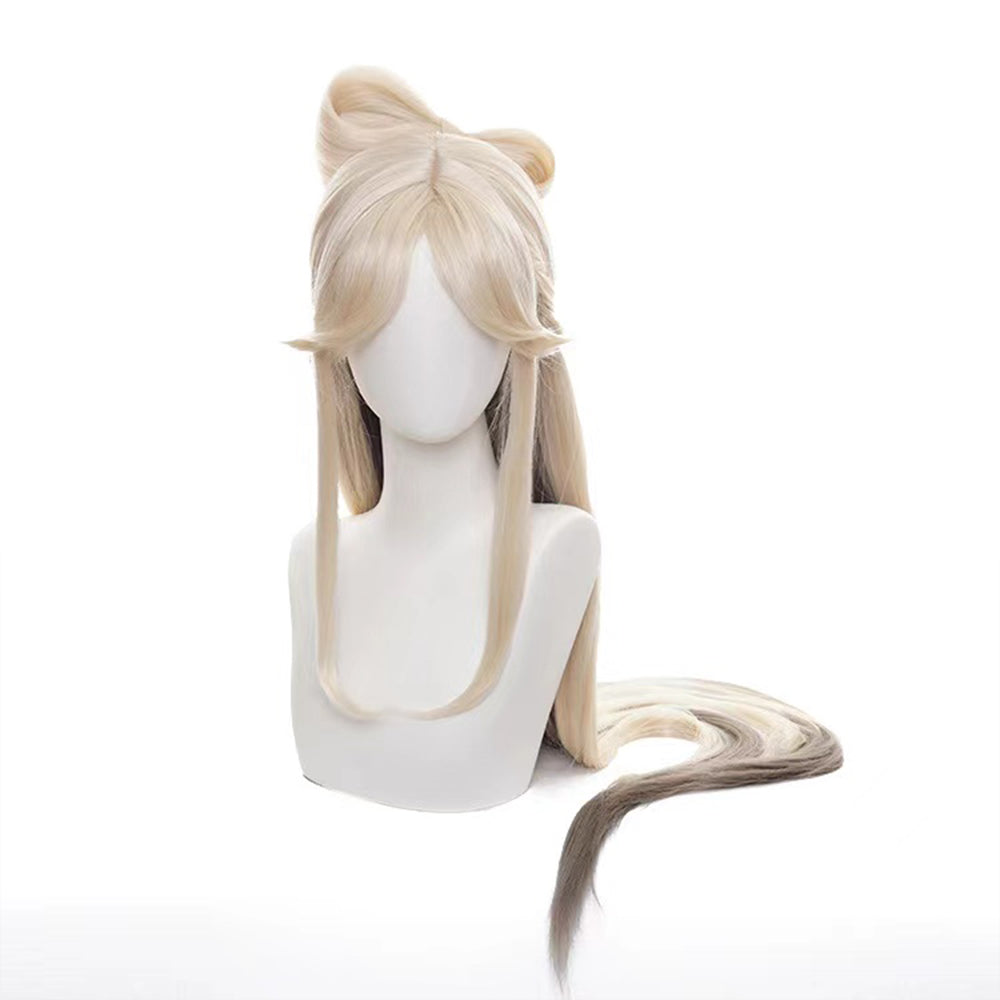 Genshin Impact Ningguang Cosplay Wigs With Accessories