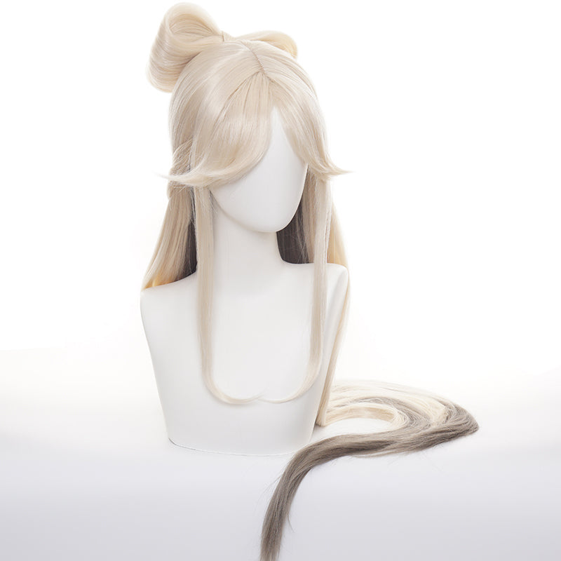Genshin Impact Ningguang Cosplay Wigs With Accessories