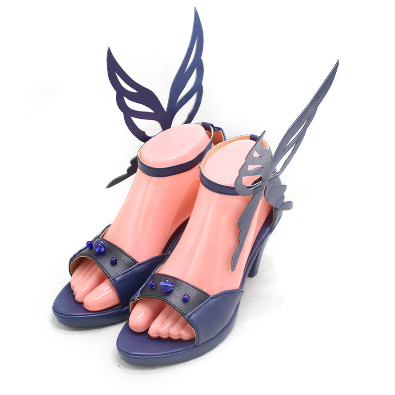 Genshin Impact Ningguang Skin Orchid's Evening Gown Costume Shoes Cosplay Accessoreis