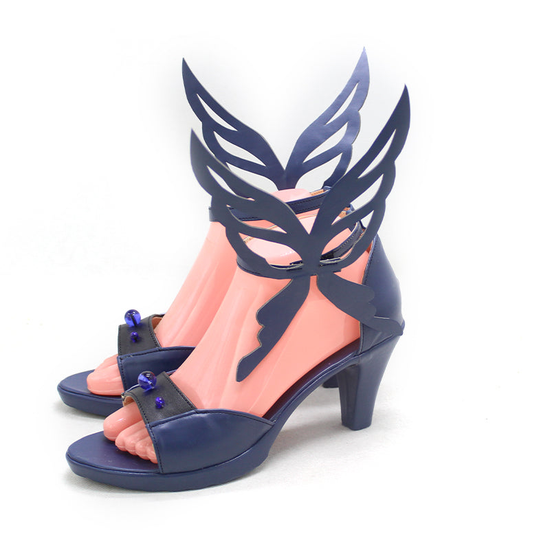 Genshin Impact Ningguang Skin Orchid's Evening Gown Costume Shoes Cosplay Accessoreis