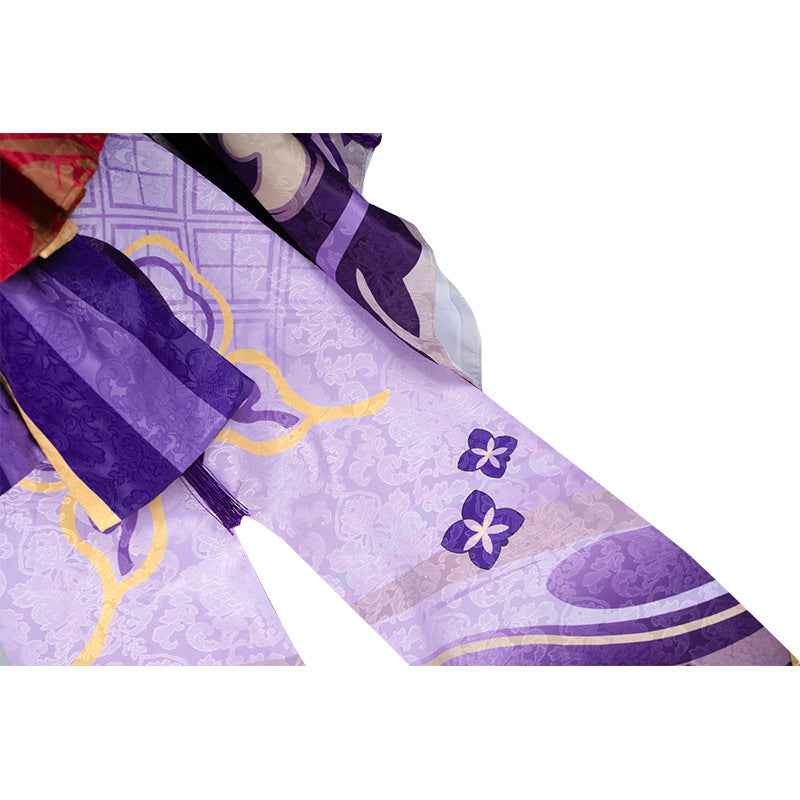 Genshin Impact Raiden Shogun Ei Cosplay Costume Deluxe Version Halloween Carnival Costume