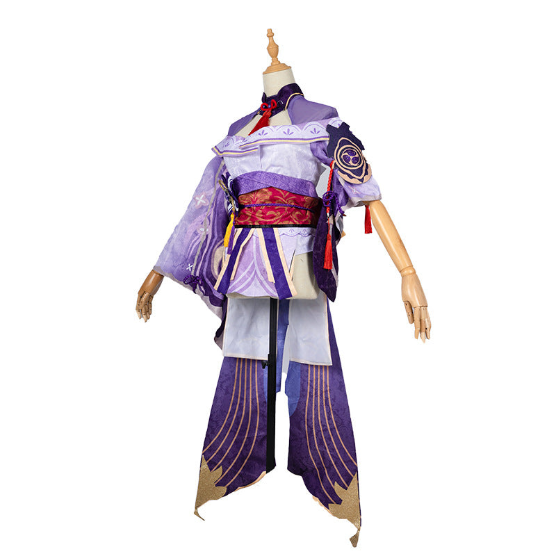 Genshin Impact Raiden Shogun Ei Cosplay Costume Deluxe Version Halloween Carnival Costume