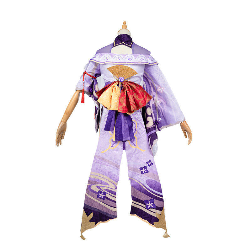 Genshin Impact Raiden Shogun Ei Cosplay Costume Deluxe Version Halloween Carnival Costume