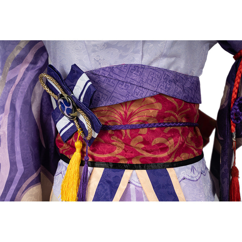 Genshin Impact Raiden Shogun Ei Cosplay Costume Deluxe Version Halloween Carnival Costume