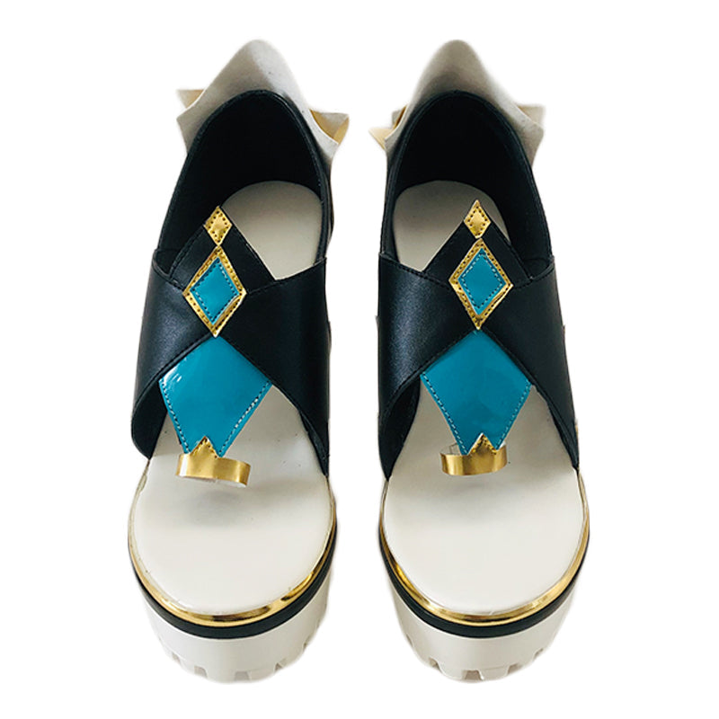 Genshin Impact Shenhe Cosplay Shoes Halloween Party Cosplay Accessories