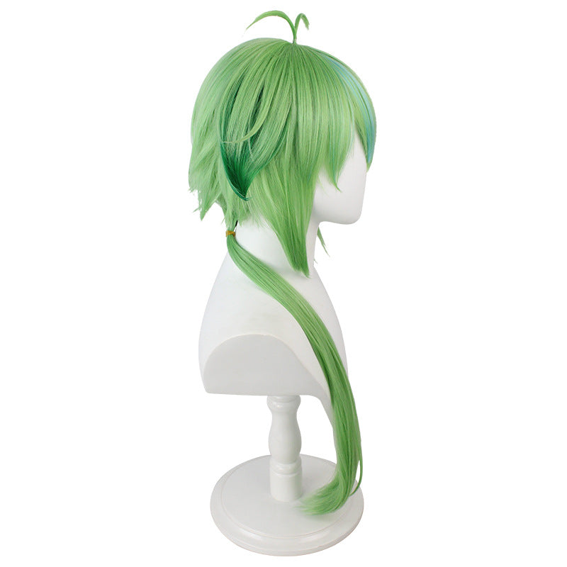 Genshin Impact Sucrose Cosplay Wigs Green Long Wigs Costume Accessories
