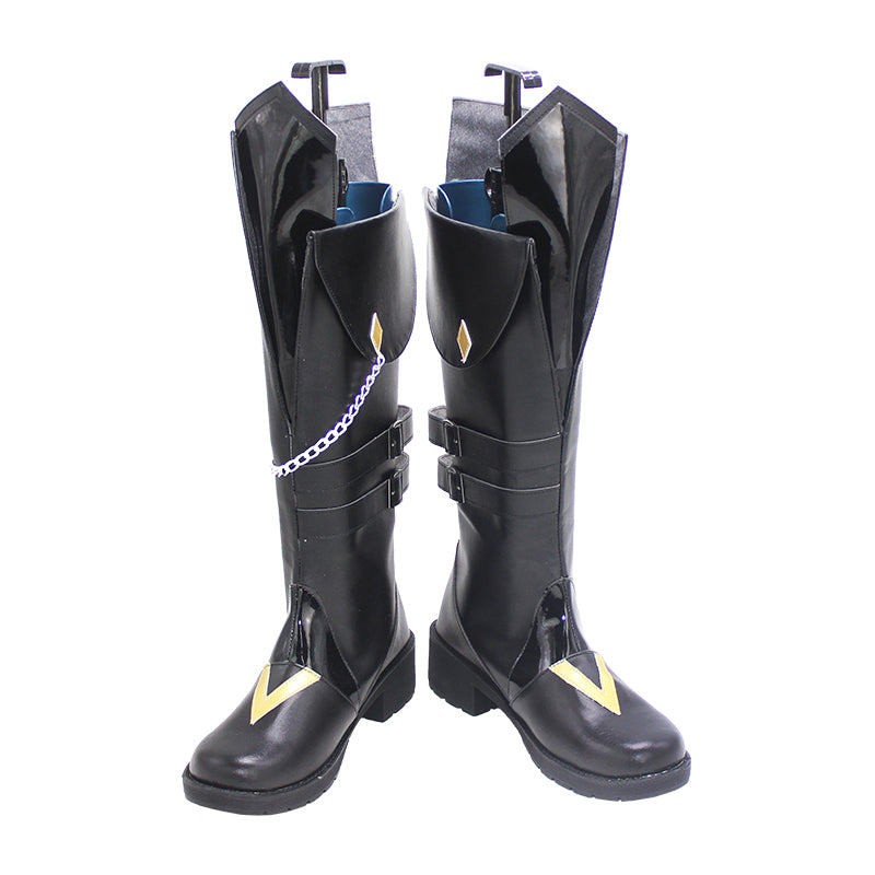 Genshin Impact Tartaglia Childe Cosplay Boots Halloween Carnival Cosplay Accessories Shoes