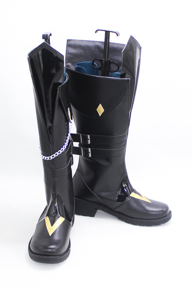 Genshin Impact Tartaglia Childe Cosplay Boots Halloween Carnival Cosplay Accessories Shoes