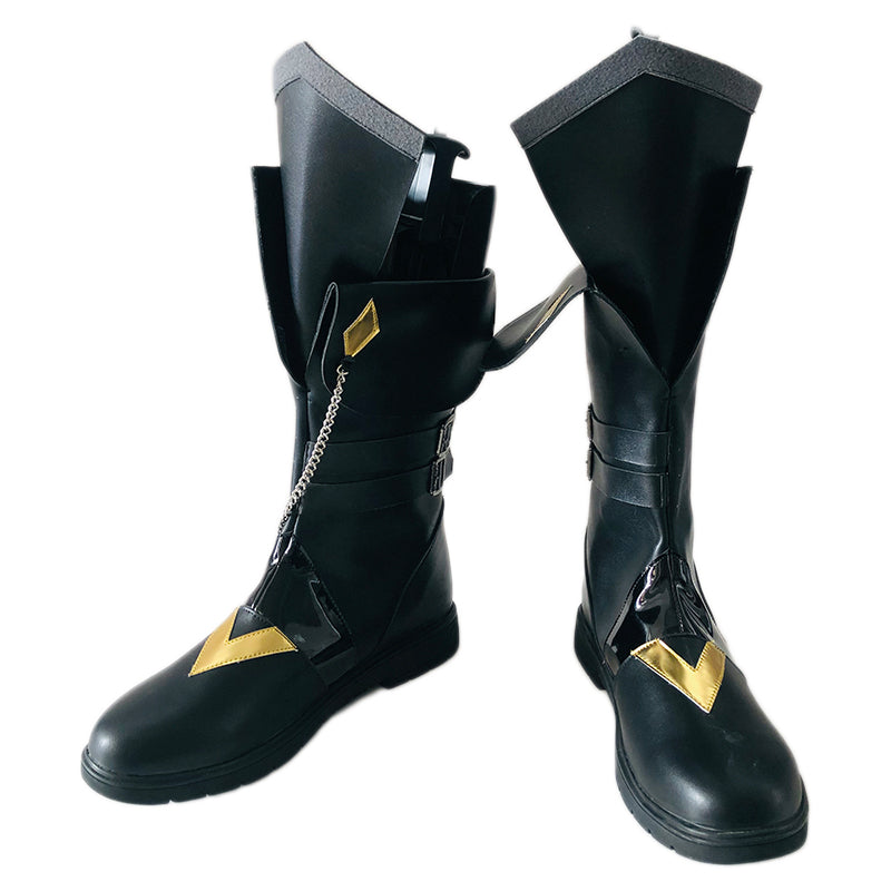 Genshin Impact Tartaglia Childe Costume With Wigs and Boots Whole Set Unisex Halloween Costume Suit